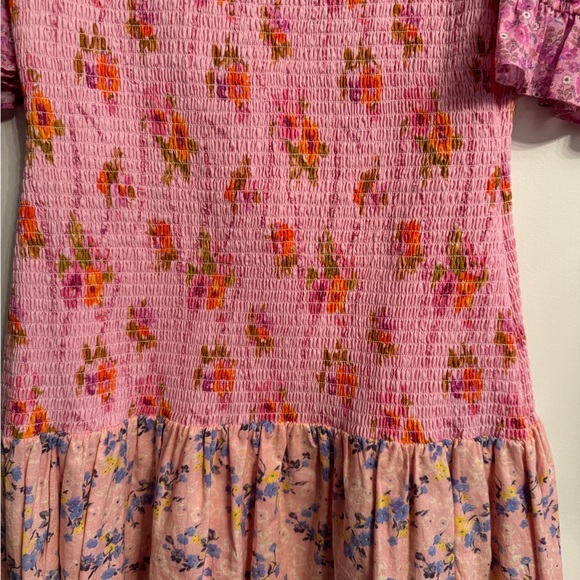 LoveShackFancy Mini Dress with multiple floral prints ..perfect condition - Picture 5 of 5